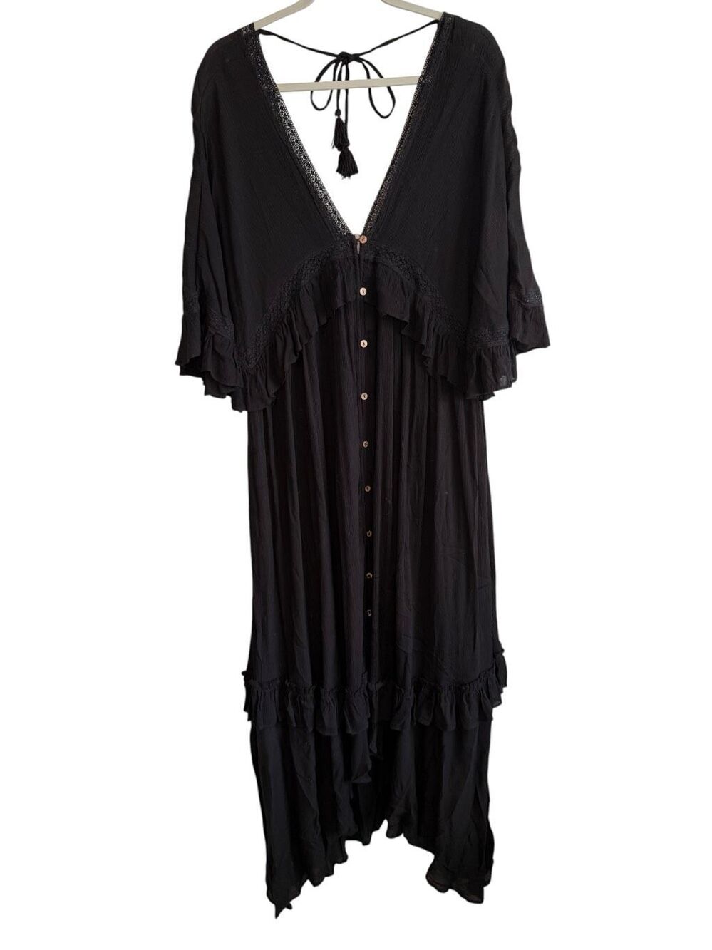 Free People Paradiso Maxi Dress Black Size XS - Picture 2 of 6